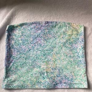 Floral tube top